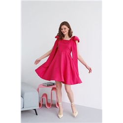 Платье  AURA of the day артикул 3085 ярко-розовый