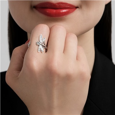 "Эльф" кольцо в серебряном покрытии из коллекции "Животные" от Jenavi