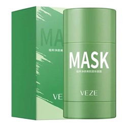 Veze Глиняная маска стик для глубокого очищения и сужения пор с экстрактом Зеленого Чая, 40гр