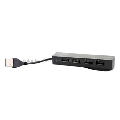 USB-концентратор CBR CH-123 4 порта USB2.0 Black (UM)