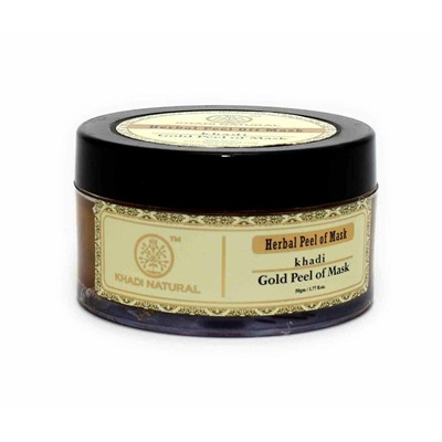 Khadi Gold Peel Off Mask/Кхади Отшелушивающая маска для лица Золотая 50г.