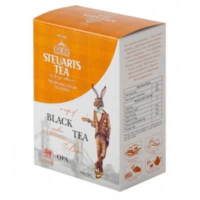 Чай чёрный листовой Steuarts Tea OPA 100 гр.