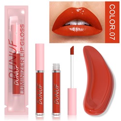 Увлажняющий зеркальный блеск для губ DUNUF luminizer lip gloss 07