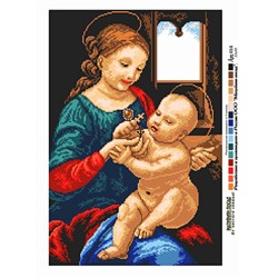 Рисунок на канве МАТРЕНИН ПОСАД арт.37х49 - 0484 Мадонна Беннуа (по мотивам Леонардо да Винчи)