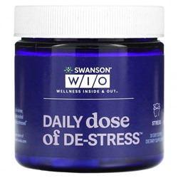 Swanson WIO, Суточная доза De-Stress, 30 капсул