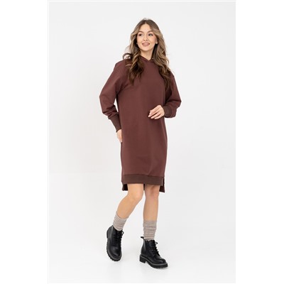 Платье женское 405L3-33 коричневый 108 (54)