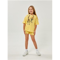 Комплект детский (футболка, шорты) Жёлтый
