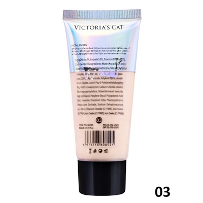 Victorias Cat Тональный крем  Fit me matte+poreless, тон 03