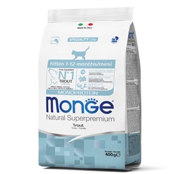 Monge Cat Monoprotein корм для котят с форелью