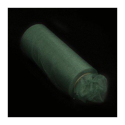 Фатин средней жесткости в шпульках блестящий,100% нейлон, арт.TBY.C шир.150мм цв.17 зеленый уп.22.86м