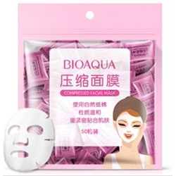 Прессованная маска-таблетка Bioaqua  Compressed Mask 50 штук