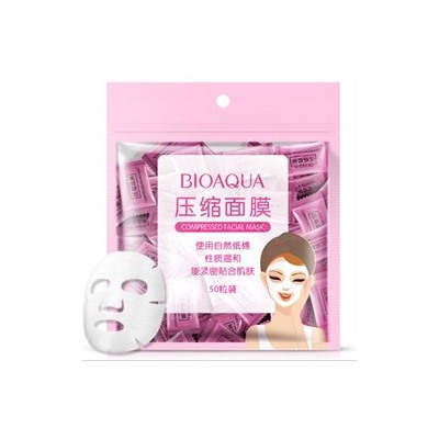 Прессованная маска-таблетка Bioaqua  Compressed Mask 50 штук