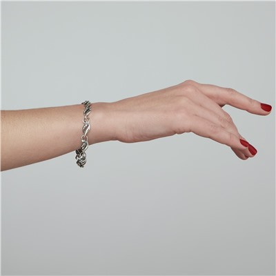 "Шифон" браслет в серебряном покрытии из коллекции "Ателье" от Jenavi