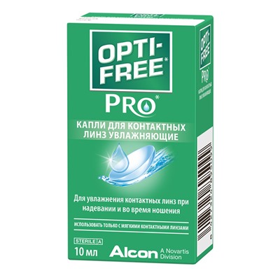 Opti-Free PRO 10 ml Капли увлажняющие