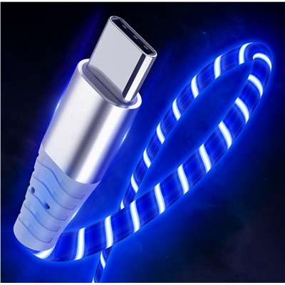 USB кабель Type-C светящийся