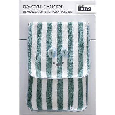 Полотенце Malibri KIDS Мышка 35х75см, 1шт арт. 1001-051 (белый/голубой)