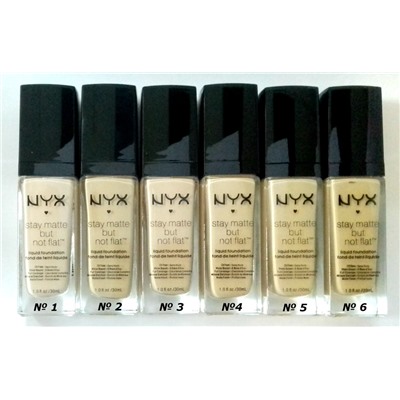 Тональный крем NYX Stay matte but not flat30 ml(стекло) 6