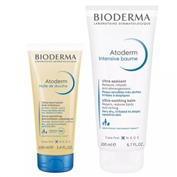 Биодерма Набор "Защита и увлажнение сухой, чувствительной и атопичной кожи" (Bioderma, Atoderm)