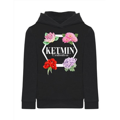 Толстовка для девочки KETMIN COLLECTION цв.Чёрный