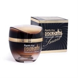 Крем для лица FarmStay Gold Snail Premium Cream 50мл