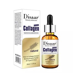 DISAAR Сыворотка для лица COLLAGEN Увлажняющая, Против пигментациии КОЛЛАГЕН и АРБУТИН  30мл  (DS-334-3)