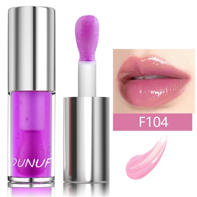 Увлажняющее зеркальное масло для губ DUNUF Lip glow oil F104