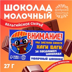 УЦЕНКА Подарочный шоколад «Хаги», 27 г