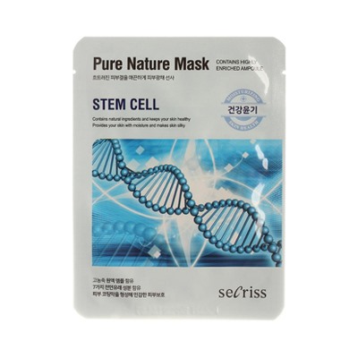 БВ Anskin Secriss маска д/лица ткань Stem cell 25г 920042/792083
