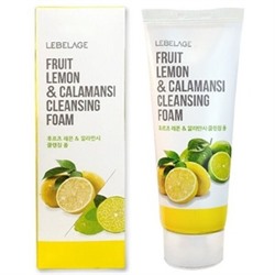 Пенка для умывания LebelAge Fruit Lemon&Calamansi Cleansing Foam, 100мл