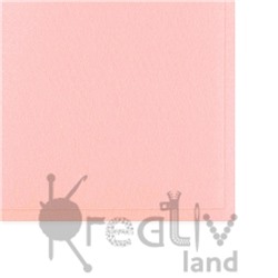 Фетр листовой жесткий 1мм/ цв.нежно-розовый/ 20х30см/ арт.1182/ 10шт в уп./ фас.1уп.