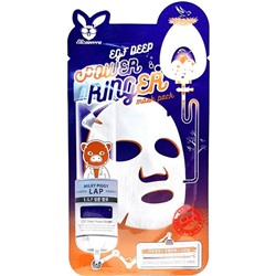 ТКАНЕВАЯ МАСКА ДЛЯ ЛИЦА С ЭПИДЕРМАЛЬНЫМ ФАКТОРОМ EGF DEEP POWER RINGER MASK PACK, ELIZAVECCA