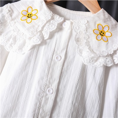 Блузка детская арт КД73, цвет:3210 белый