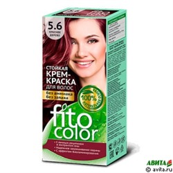 Стойкая крем-краска для волос Fitocolor 115 мл, тон 5.6 красное дерево