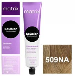 Перманентный краситель SoColor Pre-Bonded коллекция для покрытия седины, 509NA очень светлый блондин натуральный пепельный - 509.01, 90 мл