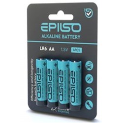 Элемент питания EPILSO LR6/AA 4 Blister Card 1.5V (40/720) EPB-LR6-4BC EPILSO