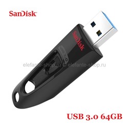 Флеш-накопитель USB 3.0 64GB SanDisk Ultra Black (UM)