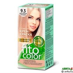 Стойкая крем-краска для волос Fitocolor 115 мл, тон 9.3 жемчужный блондин