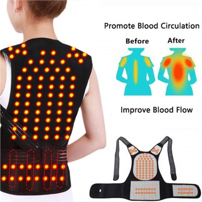 Магнитный терапевтический самонагревающийся жилет INSULATING VEST для спины, плеч, поясницы оптом