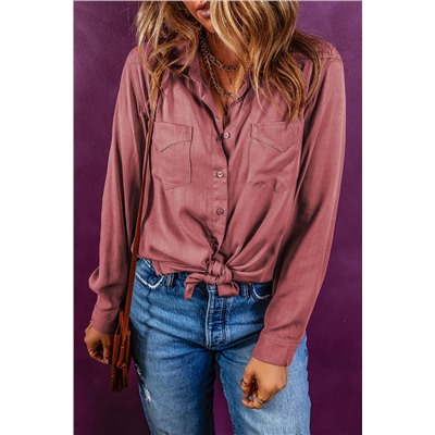 Bonbon Chest Pockets Loose Fit Shirt