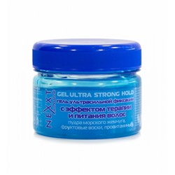 Nexxt Gel Ultra Strong Hold / Гель ультрасильной фиксации с эффектом терапии и питания волос, 110 мл