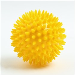 Мяч массажный d = 8 см., цвет желтый