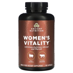 Dr. Axe / Ancient Nutrition, Women's Vitality, 180 капсул