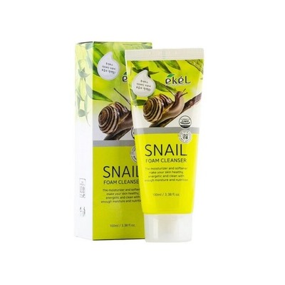 Пенка для умывания с муцином улитки Ekel Snail Foam Cleanser, 100мл