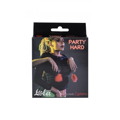 Зажимы на Cоски Party Hard Euphoric Red 1131-02lola