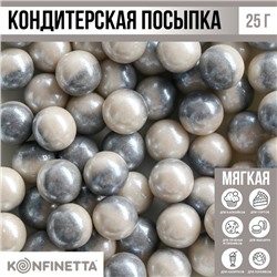 Посыпка кондитерская: серебристая, 25 г.