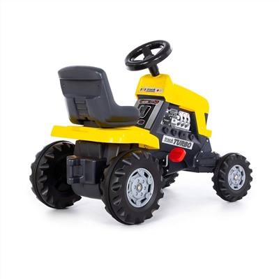 322905 Полесье Каталка-трактор с педалями "Turbo" (жёлтая)