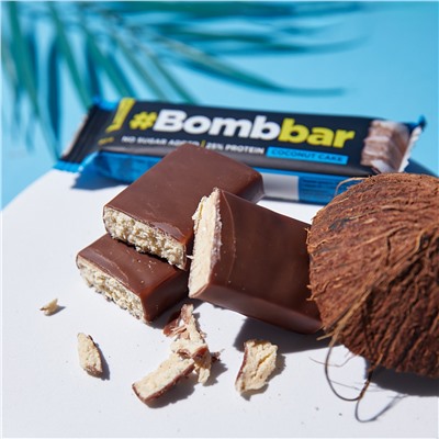 Протеиновый батончик Bombbar в шоколаде - Кокосовый торт