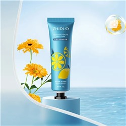 Крем для рук увлажняющий "Лимон" Zhiduo Lemon Hand Cream, 30гр