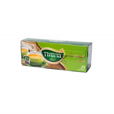 Чай Пиала GOLD зеленый пакет. 25*1,5 г