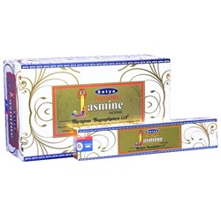 SATYA Jasmine 15g*12pcs / Ароматические палочки Жасмин 15г*12упк